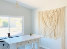 Bohemian Wedding Macrame Backdrop / Extra Large Macrame Wall Hanging | Wall Hangings by Love & Fiber | San Diego in San Diego. Item composed of cotton