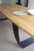 Bespoke oak/Steel dining table | Tables by Design by Timber
