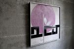 Encode: 3.21 Build | Mixed Media by Heather Hancock. Item composed of concrete and glass