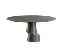 Slice Sculptural Marble Table | Dining Table in Tables by ETAMORPH. Item composed of marble