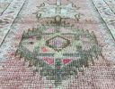 Vintage Turkish Herki Rug Runner | 2.8 x 10.6 | Area Rug in Rugs by Wool and Rug. Item made of wool compatible with boho and mediterranean style