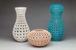 Curvy Lace Vessel | Vase in Vases & Vessels by Lynne Meade. Item composed of stoneware