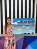Hearts United | Oil And Acrylic Painting in Paintings by Nichole McDaniel. Item composed of canvas & synthetic