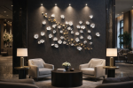River of Life – Flower Wall Installation | Wall Sculpture in Wall Hangings by Leramic. Item in contemporary style