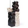 Holey Tower Candle Holder — Beam Wood & Stone | Decorative Objects by Gabor Gobi. Item composed of wood and stone