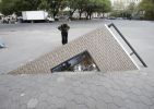 Corner Plot; A Mixed Media Installation | Public Sculptures by Amuneal | Central Park in New York. Item made of metal