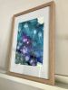 Underwater Ink II | Oil And Acrylic Painting in Paintings by Virginia Burke. Item made of canvas