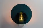 Onnda Flame Concentric M candleholder-Deep Sea | Candle Holder in Decorative Objects by Catrinel Săbăciag. Item composed of marble & glass compatible with minimalism and mid century modern style