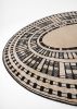 Anfiteatro hand-knotted oval shape rug | Area Rug in Rugs by Atelier Tapis Rouge. Item made of wool works with art deco style
