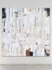 The Lark | Mixed Media by Adam Collier Noel. Item made of canvas with paper works with contemporary & rustic style