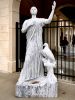 St. John the Evangelist | Public Sculptures by Nick Barstad Sculpture | San Juan del Rio Catholic Church School in Fruit Cove. Item composed of marble