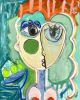 Shaken Not Stirred | Sold | Oil And Acrylic Painting in Paintings by Aleea Jaques ,