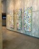 Circuitous Geometry I, II and III | Mixed Media by Kari Souders | 3737 Chestnut in Philadelphia. Item composed of canvas