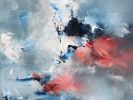 Blue Edge | Oil And Acrylic Painting in Paintings by Nicholas Kriefall. Item made of canvas compatible with contemporary and modern style