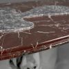 Marble & Steel Coffee Table — Reverie, Nitush Aroosh | Tables by Nitush Aroosh. Item made of steel & marble compatible with contemporary and eclectic & maximalism style