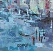 "Venice. City of Romance" original palette knife oil | Oil And Acrylic Painting in Paintings by OXYPOINT. Item composed of wood & canvas compatible with contemporary and modern style