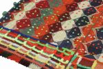 Vintage Persian Kilim with Multicolor Stripes and Diamonds | Area Rug in Rugs by Rug and Kilim