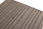 Handwoven Vintage Striped Kilim Rug in Gray, White | Area Rug in Rugs by Rug and Kilimareaar