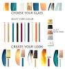 Customize Your Look - Choose Glass · Cord Color · Metal Finish | Lighting by LUMi Collection