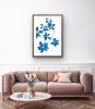 Delft Madrone II (40 x 26" Original Cyanotype Painting) | Mixed Media in Paintings by Christine So. Item made of paper works with boho & country & farmhouse style