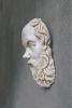 Socrates Mask 'Ephesus Museum' | Wall Sculpture in Wall Hangings by LAGU. Item composed of marble