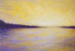Monday Sunset | Oil And Acrylic Painting in Paintings by Victoria Veedell | Room & Board in San Francisco. Item composed of canvas