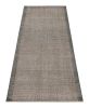 Vintage Turkish Distressed Solid Runner in Gray and Brown | Area Rug in Rugs by Rug and Kilim