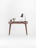 HEIM - Walnut dressing table, small desk, mid century modern | Tables by Mo Woodwork. Item made of walnut works with minimalism & mid century modern style