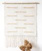 Bambu Viivoja - Cotton Tapestry | Wall Hangings by Lale Studio & Shop. Item composed of bamboo and cotton in boho or minimalism style
