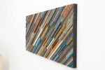 After The Rain No. 3 (60"x24") | Wall Sculpture in Wall Hangings by Craig Forget. Item composed of wood in mid century modern or contemporary style