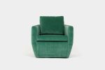 Shelby Swivel Chair | Lounge Chair in Chairs by Otra Cosa. Item composed of fabric