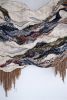 Galaxy Heart - galaxy inspired woven tapestry | Wall Hangings by Rebecca Whitaker Art. Item composed of cotton & fiber compatible with contemporary and eclectic & maximalism style