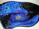 "Night Dance" ~ Custom Glass Vessel Sink | Water Fixtures by White Elk's Visions in Glass - Glass Artisan, Marty White Elk Holmes & COO, Jo Pierce