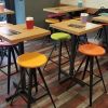 Aky Stool | Chairs by TrabÀ | VITA Italian Burger in Torino. Item composed of fabric & metal