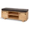 Zuma Para solid wood entryway storage bench | Benches & Ottomans by Modwerks Furniture Design. Item made of wood