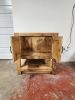 Custom Single Sink Vanity | Countertop in Furniture by Limitless Woodworking. Item made of maple wood works with mid century modern & contemporary style