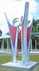 Blooming | Public Sculptures by Gus Lina Art. Item composed of aluminum