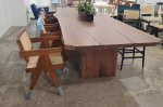 Walnut Conference Table | Dining Table in Tables by fab&made. Item made of walnut works with mid century modern & industrial style