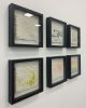 Small framed tapestry | Wall Hangings by Cristina Ayala. Item composed of cotton and fiber