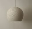 Claylight Pendant 10" | Pendants by lightexture. Item composed of ceramic compatible with boho and minimalism style