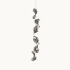Dune 6 Vertical Line Pendant Light | Chandeliers by MOSS Objects. Item composed of metal compatible with contemporary and japandi style