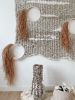 Full moon - Handwoven macrame wall art | Macrame Wall Hanging in Wall Hangings by Ranran Studio by Belen Senra. Item made of fabric compatible with contemporary style