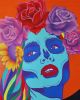 "Diosa" Painting | Oil And Acrylic Painting in Paintings by Cecilia Paints. Item made of canvas works with contemporary & urban style