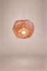Handpainted Fabric Pendant Light Anemone by Studio Mirei | Pendants by Costantini Design. Item made of fabric works with boho & contemporary style