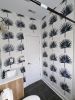 Modern Palms Powder Room | Murals by Christine Crawford | Christine Creates. Item composed of synthetic