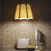 Light RAD Pendant crafted with Real Mini Wood Veneer | Pendants by Traum - Wood Lighting. Item composed of wood compatible with minimalism and contemporary style