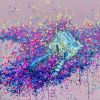 Seasons in bloom - acrylic painting on canvas | Paintings by Aasiri Wickremage. Item composed of canvas compatible with contemporary and asian style