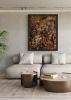 zion (SOLD) | Oil And Acrylic Painting in Paintings by visceral home. Item made of canvas & concrete compatible with mid century modern and contemporary style