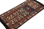 Rug & Kilim’s Antique Tribal Style rug in Red, Blue & Brown | Area Rug in Rugs by Rug and Kilim