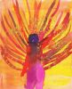 Caribbean Dancer #3 - Original Watercolor | Watercolor Painting in Paintings by Rita Winkler - My Art, My Shop -by Rita ... Where Every Stroke Speaks of Joy and Inclusion. Item composed of paper in mid century modern or contemporary style